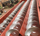 Stainless steel shaftless screw conveyor with screw blade for particle
